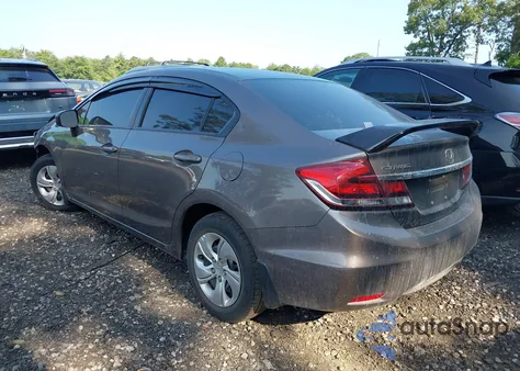 2015 Honda Civic Lx из США, поврежденный, VIN 19XFB2F59FE210258